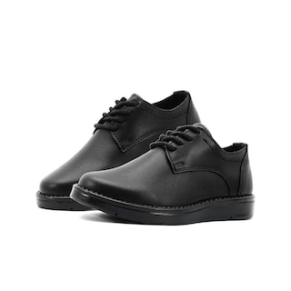 Foto 2 | Zapato Escolar Oxford Para Niño Chabelo Negro De Piel Negro