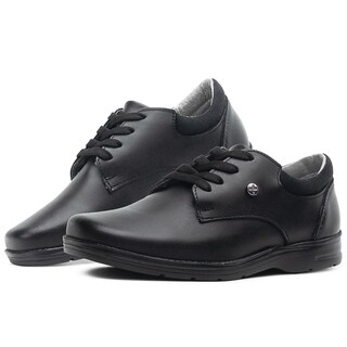 Foto 1 | Zapato Escolar Choclo Agujeta Para Niño Karsten Negro Negro