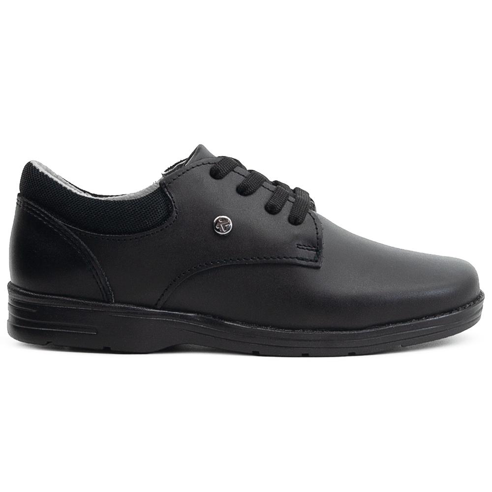 Foto 6 pulgar | Zapato Escolar Choclo Agujeta Para Niño Karsten Negro Negro