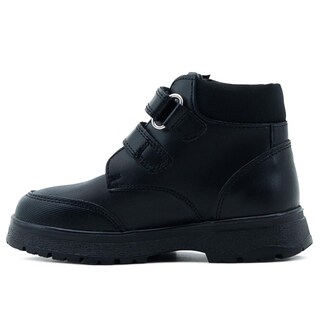 Foto 6 | Zapato Escolar Para Niño Bota Velcro Antiderrapante Negro