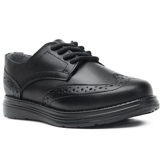 Foto 4 | Zapato Escolar Bostoniano Comodos Piel Para Niño Negro