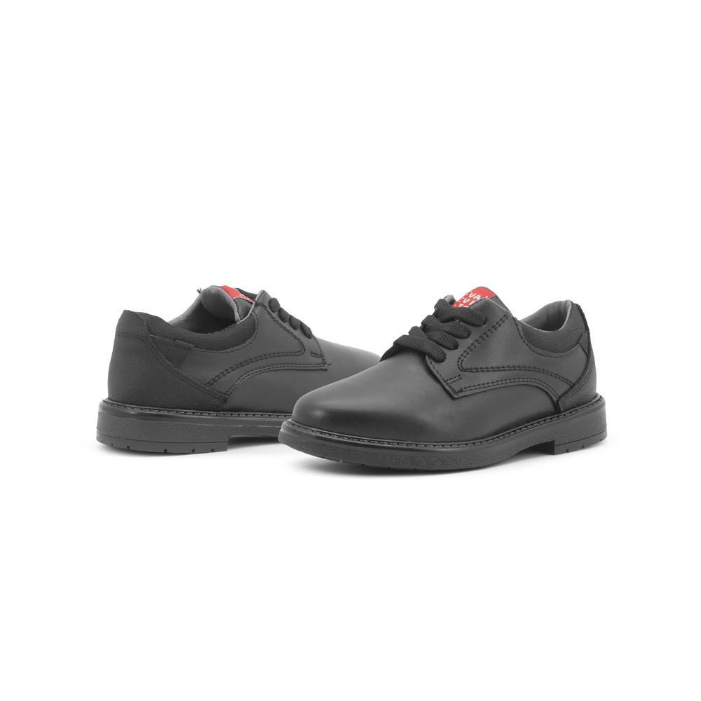 Foto 3 pulgar | Zapato Escolar Para Niño Mocasin Vavito Piel Antiderrapante Negro