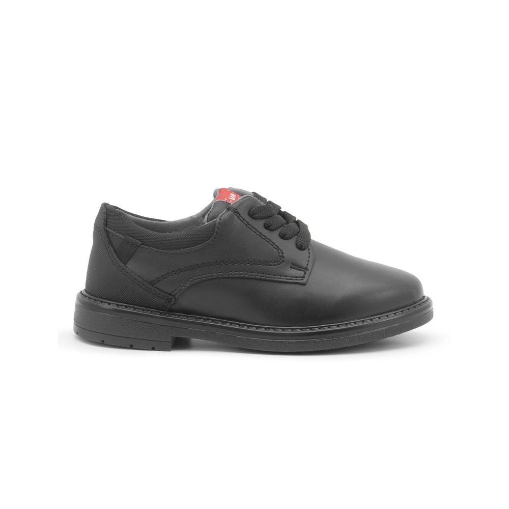 Foto 7 pulgar | Zapato Escolar Para Niño Mocasin Vavito Piel Antiderrapante Negro