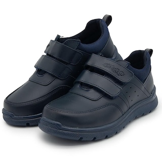 Foto 1 | Zapato Chabelo Casual Niño Piel Antiderrapante Marino Velcro Azul Marino