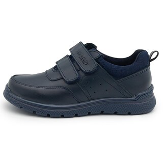Foto 4 | Zapato Chabelo Casual Niño Piel Antiderrapante Marino Velcro Azul Marino