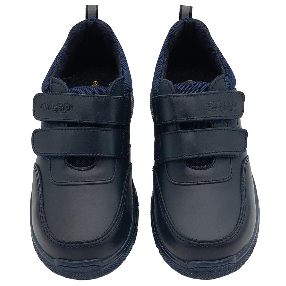 Foto 7 pulgar | Zapato Chabelo Casual Niño Piel Antiderrapante Marino Velcro Azul Marino