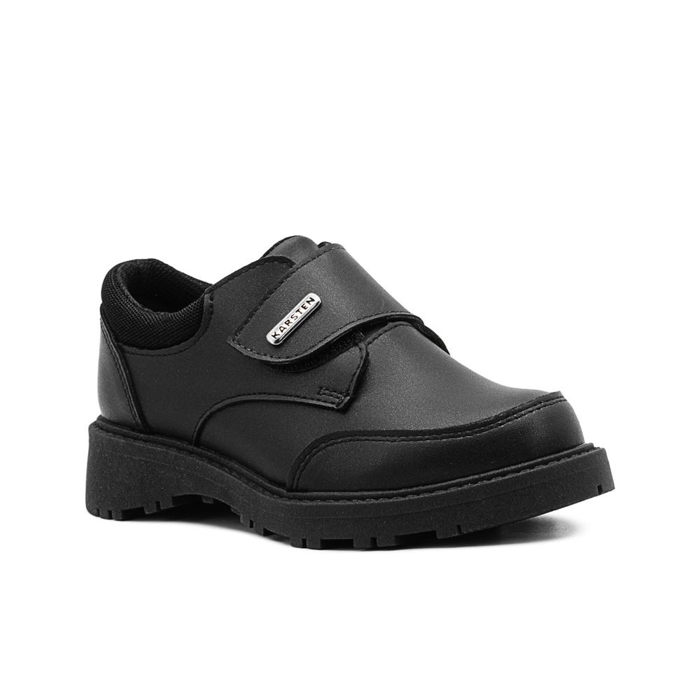 Foto 4 | Zapato Oxford Escolar Para Niño De Piel Con Antiderrapante Negro