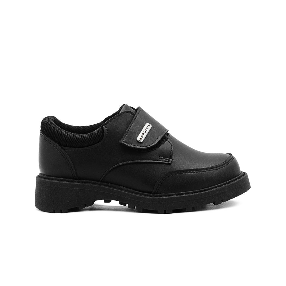 Foto 7 pulgar | Zapato Oxford Escolar Para Niño De Piel Con Antiderrapante Negro