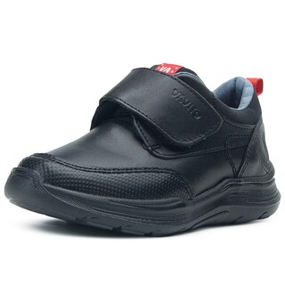Foto 3 | Zapato Niño Escolar Piel Negro Vavito Velcro Antiderrapante Negro