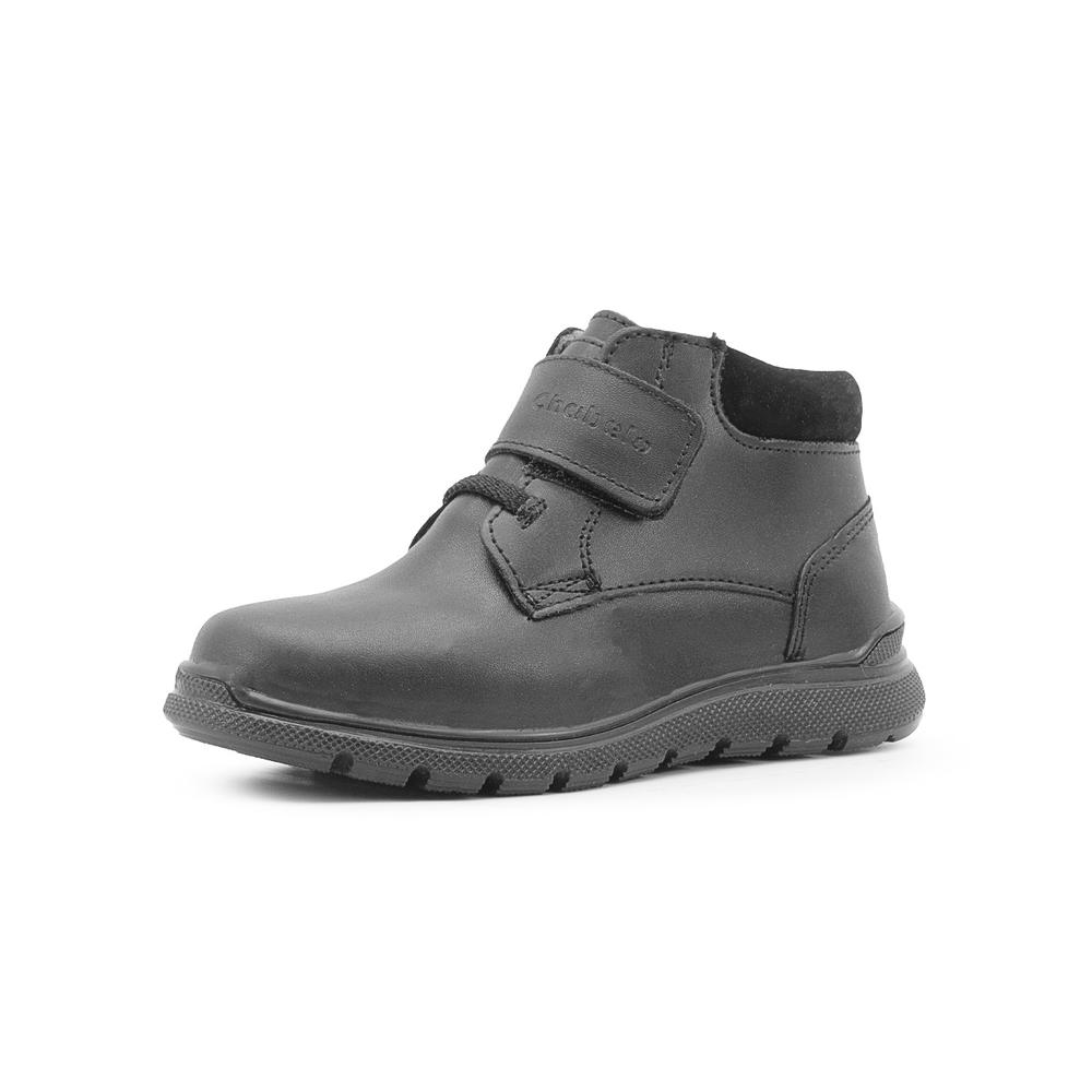 Foto 4 pulgar | Zapato Escolar Para Niño De Piel Chabelo Con Soporte Arco Negro