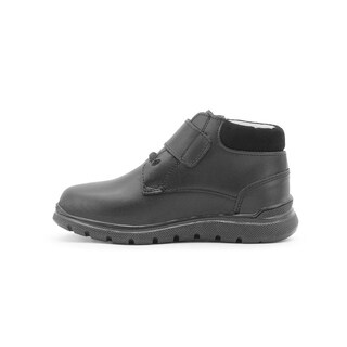 Foto 4 | Zapato Escolar Para Niño De Piel Chabelo Con Soporte Arco Negro