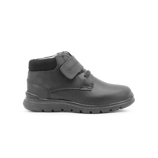Foto 5 | Zapato Escolar Para Niño De Piel Chabelo Con Soporte Arco Negro
