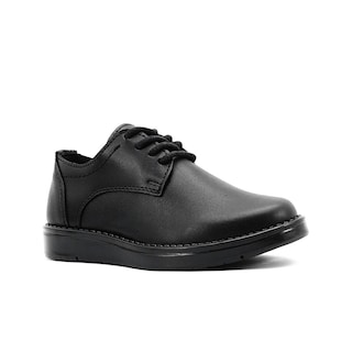 Foto 5 | Zapato Escolar Para Niño Chabelo De Piel Con Antideslizante Negro