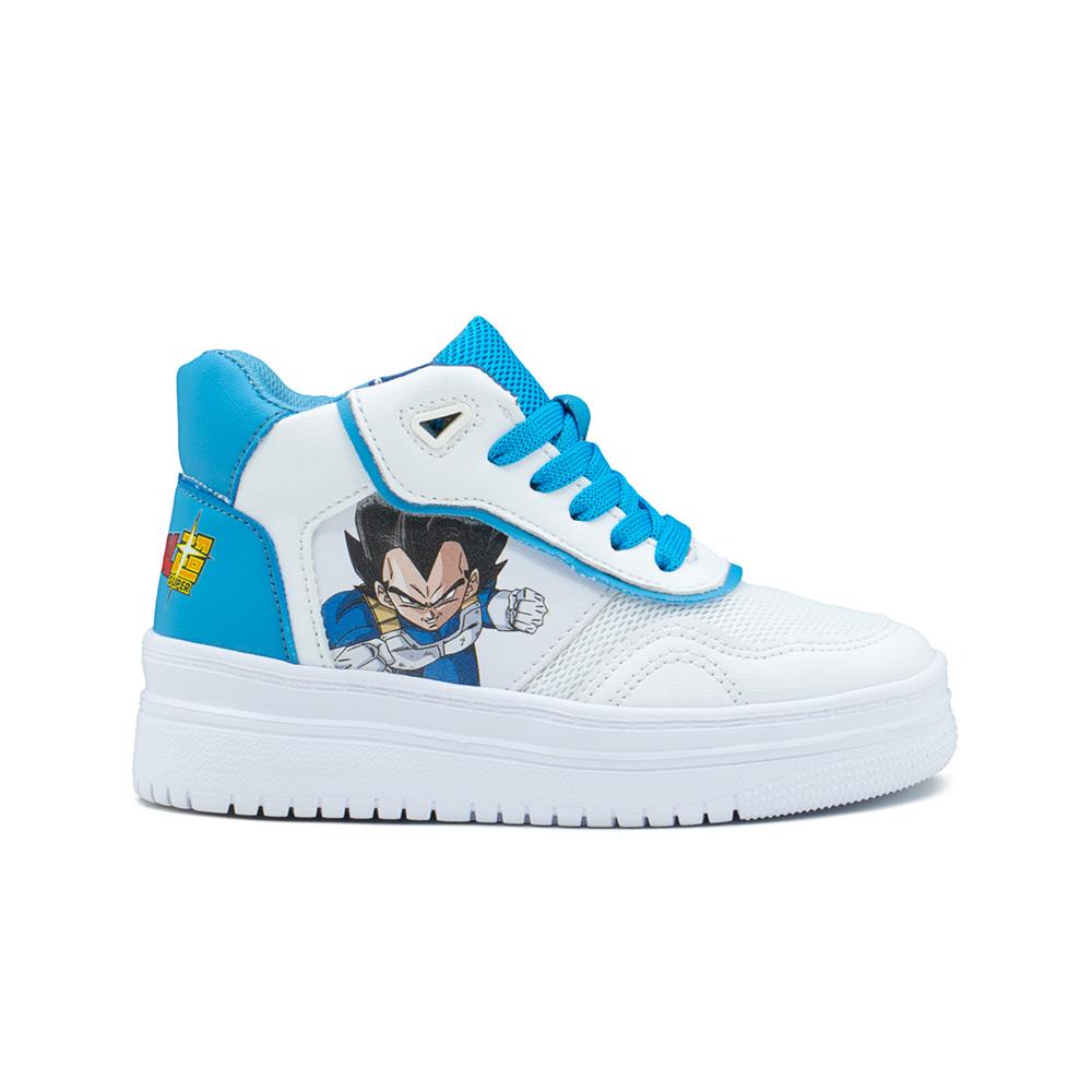 Foto 3 | Tenis Niño Bota Color Blanco Dragon Ball Z Vegueta 18-24 Blanco