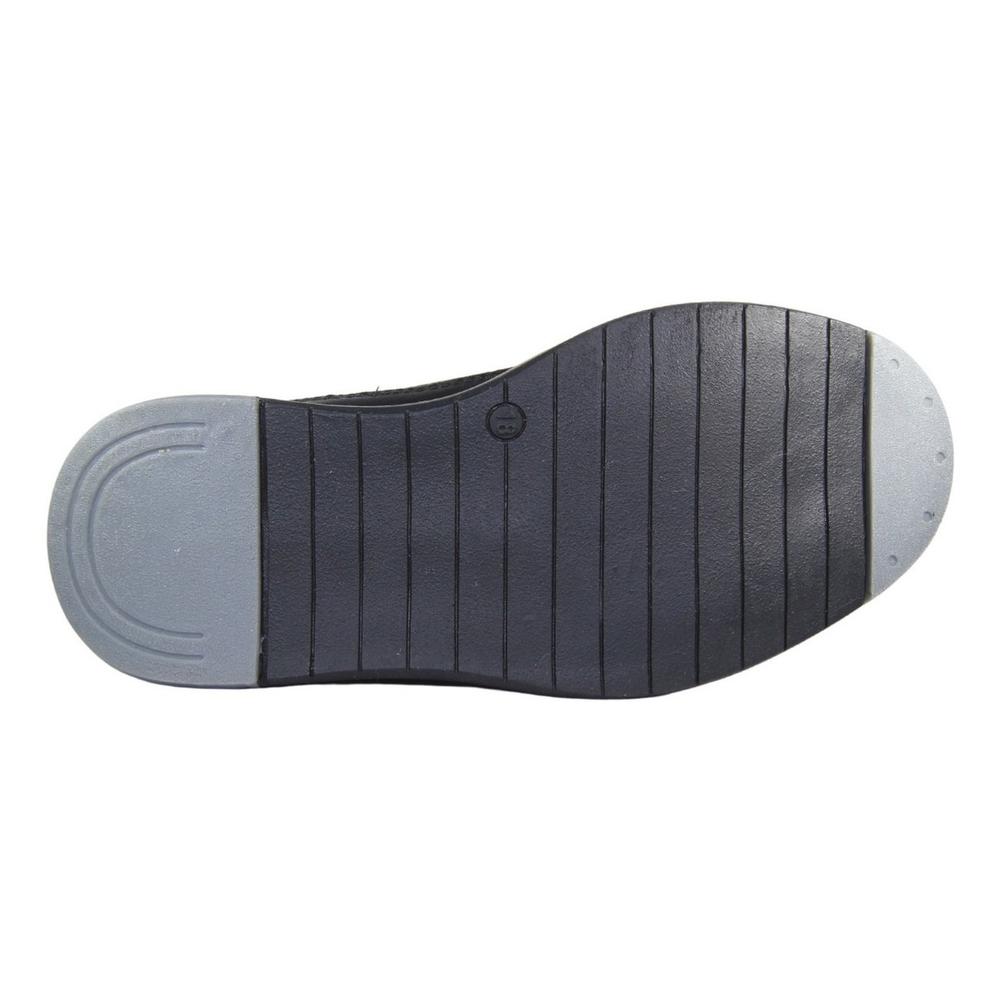 Foto 7 pulgar | Zapato Mocasin Niño Chabelo Piel Guinda/negro 22-26 Cafe