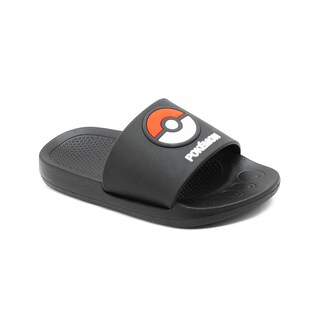 Foto 1 | Sandalia Pokemon Gamer Pokebola Gamer Color Negro 18-21 Negro