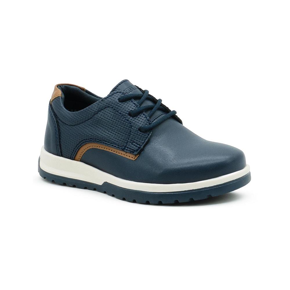 Foto 2 pulgar | Zapato Derby Casual Con Agujetas Con Textura Color Marino Azul Marino