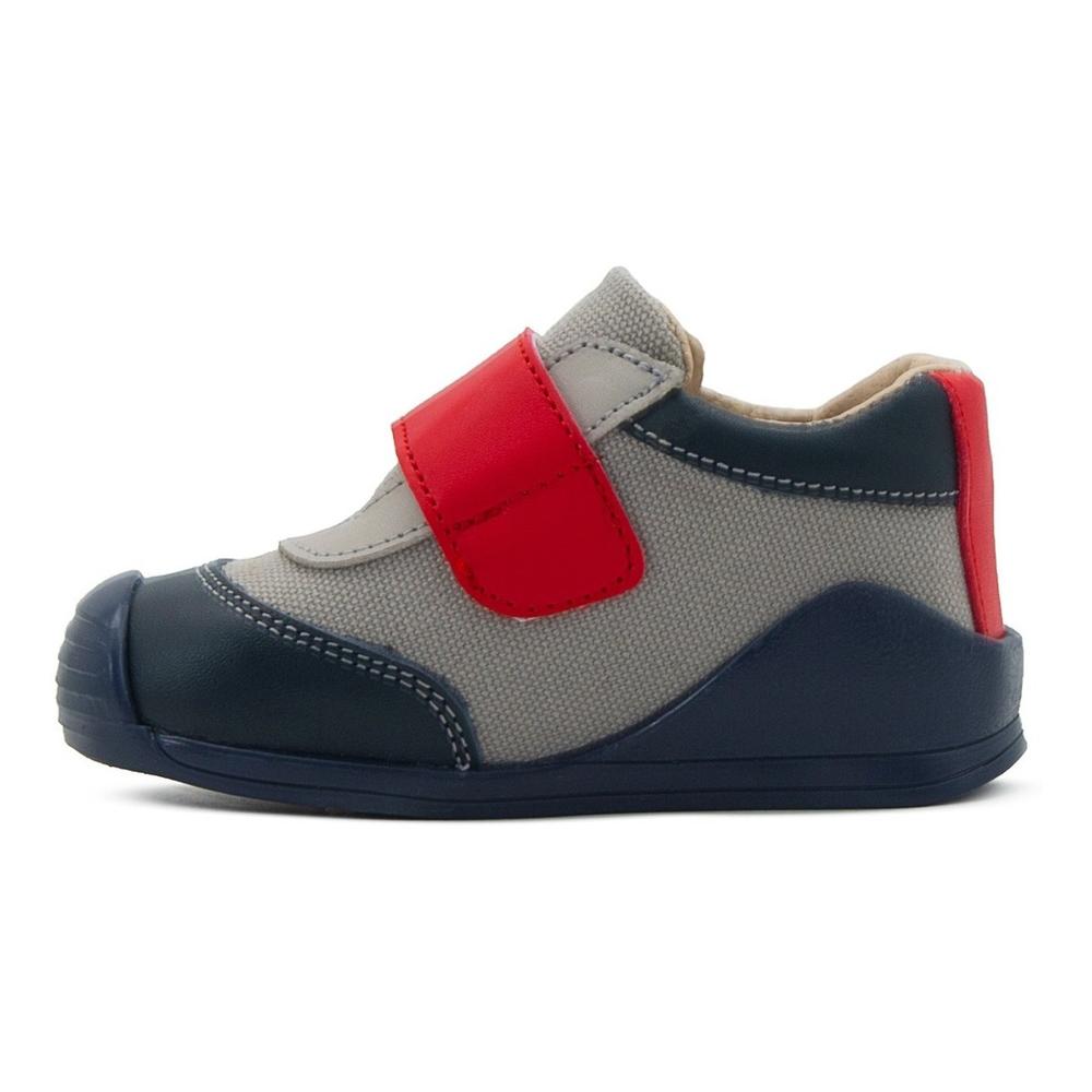Foto 6 pulgar | Zapato Niño Primeros Pasos Protección Puntera Antiderrapante Gris