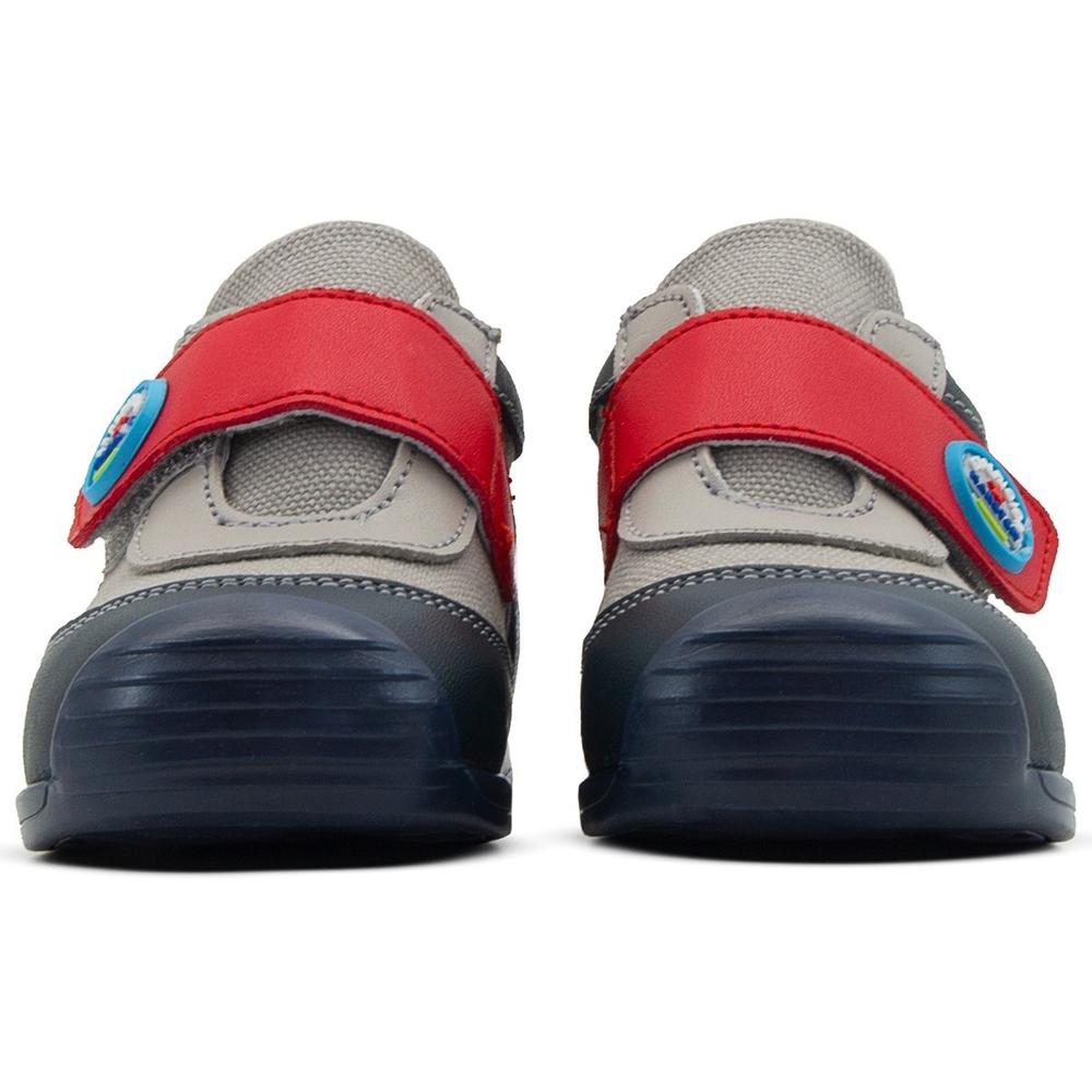 Foto 8 pulgar | Zapato Niño Primeros Pasos Protección Puntera Antiderrapante Gris