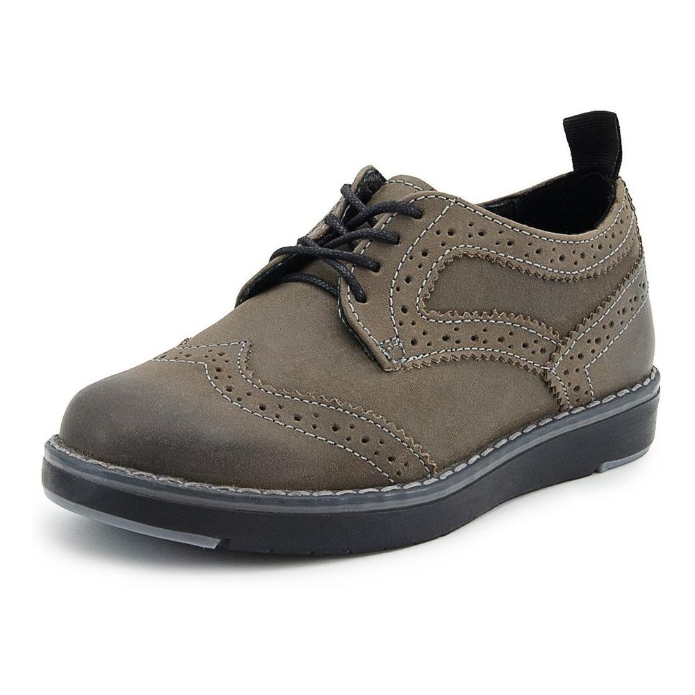 Foto 2 | Zapato Chabelo Niño Agujeta Oxford Gris 18-21.5 Gris Oscuro