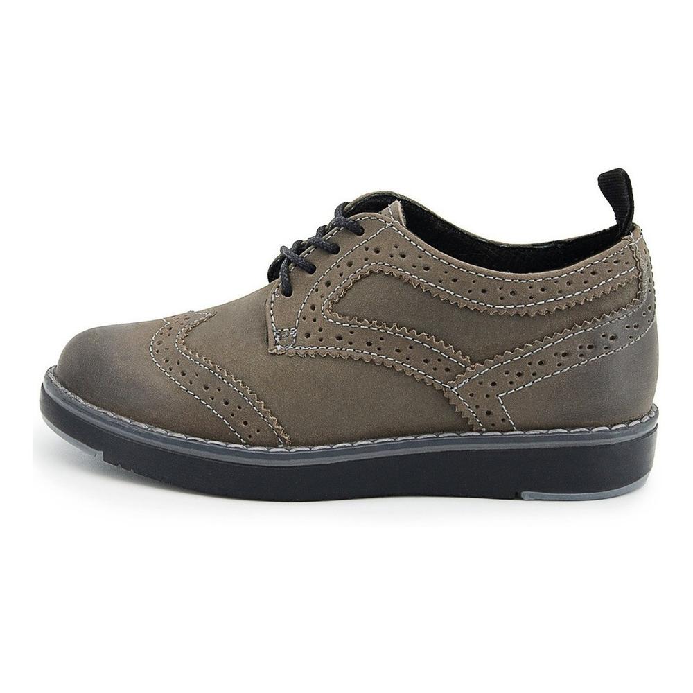 Foto 3 | Zapato Chabelo Niño Agujeta Oxford Gris 18-21.5 Gris Oscuro