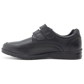 Foto 4 | Zapato Niño Piel Bambino Negro Velcro Plantilla Arco 22-26 Negro