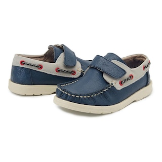 Foto 1 | Zapato Mocasin Velcro Niño Piel Karsten Marino 18-21 Azul Marino