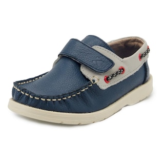 Foto 2 | Zapato Mocasin Velcro Niño Piel Karsten Marino 18-21 Azul Marino
