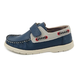 Foto 3 | Zapato Mocasin Velcro Niño Piel Karsten Marino 18-21 Azul Marino