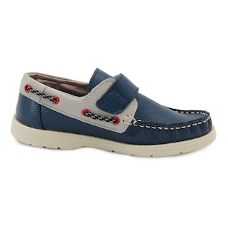 Foto 4 | Zapato Mocasin Velcro Niño Piel Karsten Marino 18-21 Azul Marino