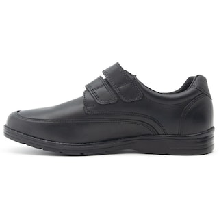 Foto 4 | Zapato Niño Piel Bambino Negro Velcro Plantilla Arco 18-21 Negro