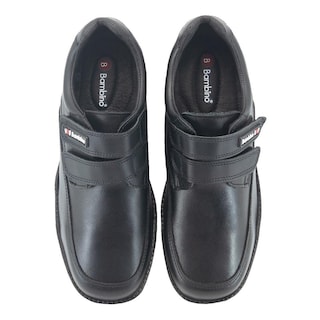 Foto 5 | Zapato Niño Piel Bambino Negro Velcro Plantilla Arco 18-21 Negro