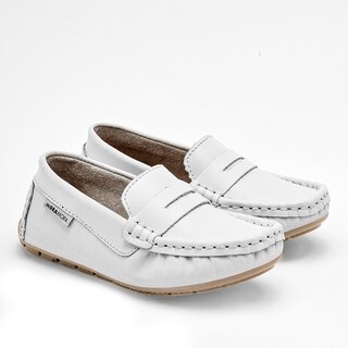 Foto 2 | Moramora Zapato Casual Para Niño Blanco