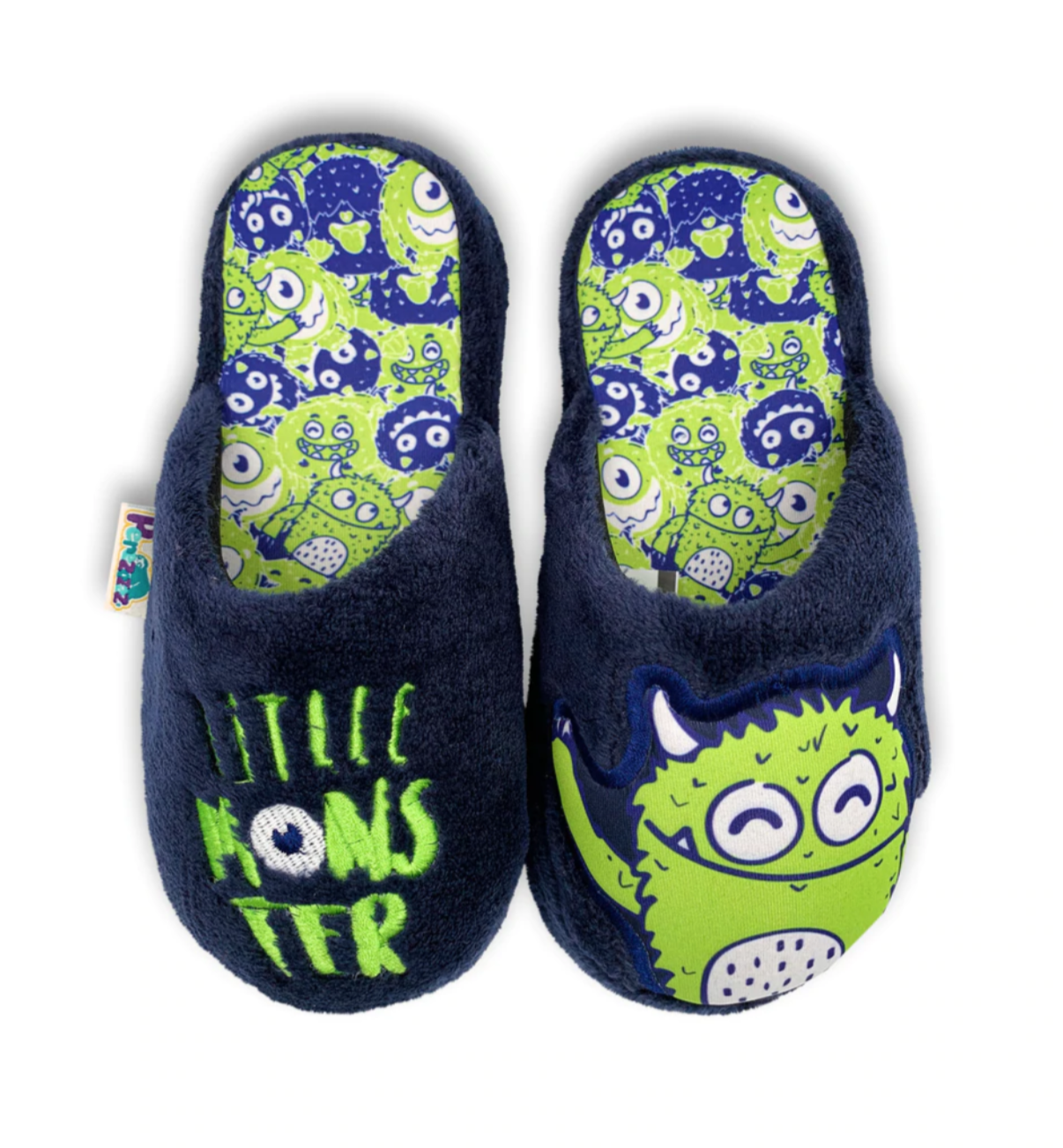 Pantufla Infantil Perezozaz Monster Multicolor