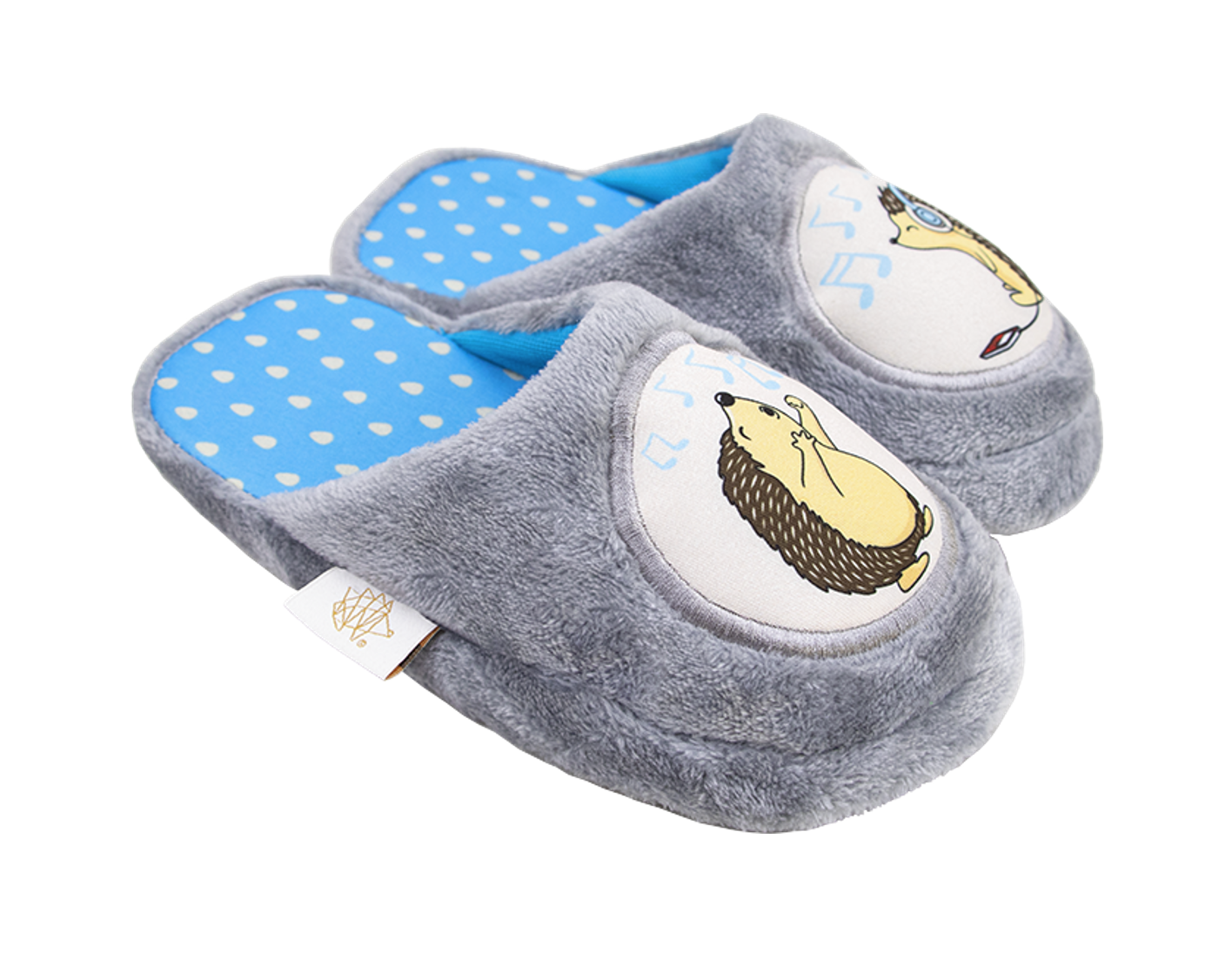 Foto 2 | Pantufla Infantil Erizo Clothing Musical color Gris