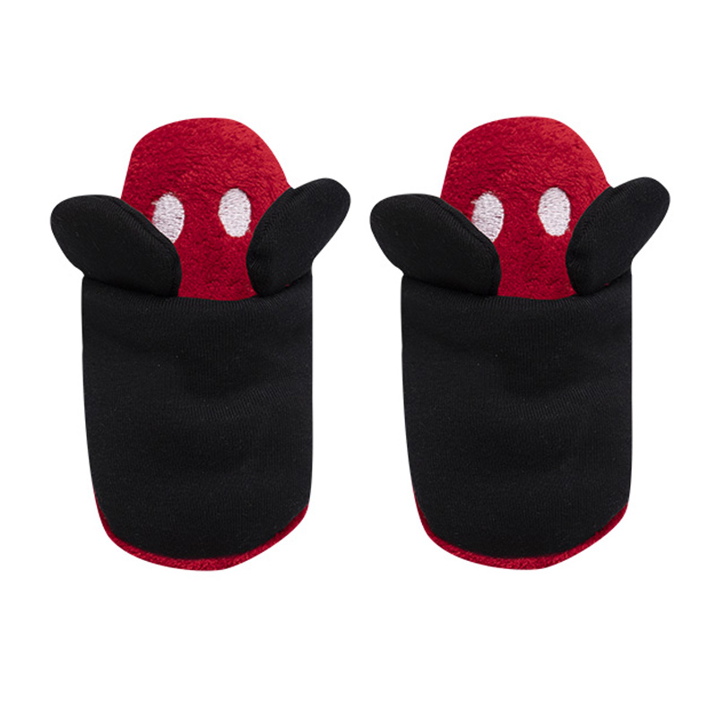 Pantuflas Chiqui Mundo Mickey Mouse color Rojo