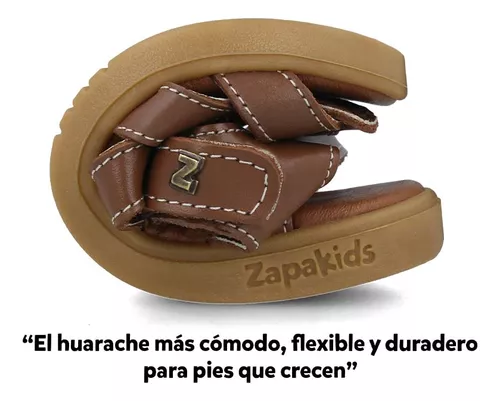 Foto 7 pulgar | Sandalias Zapakids Marrones de Piel para Niño