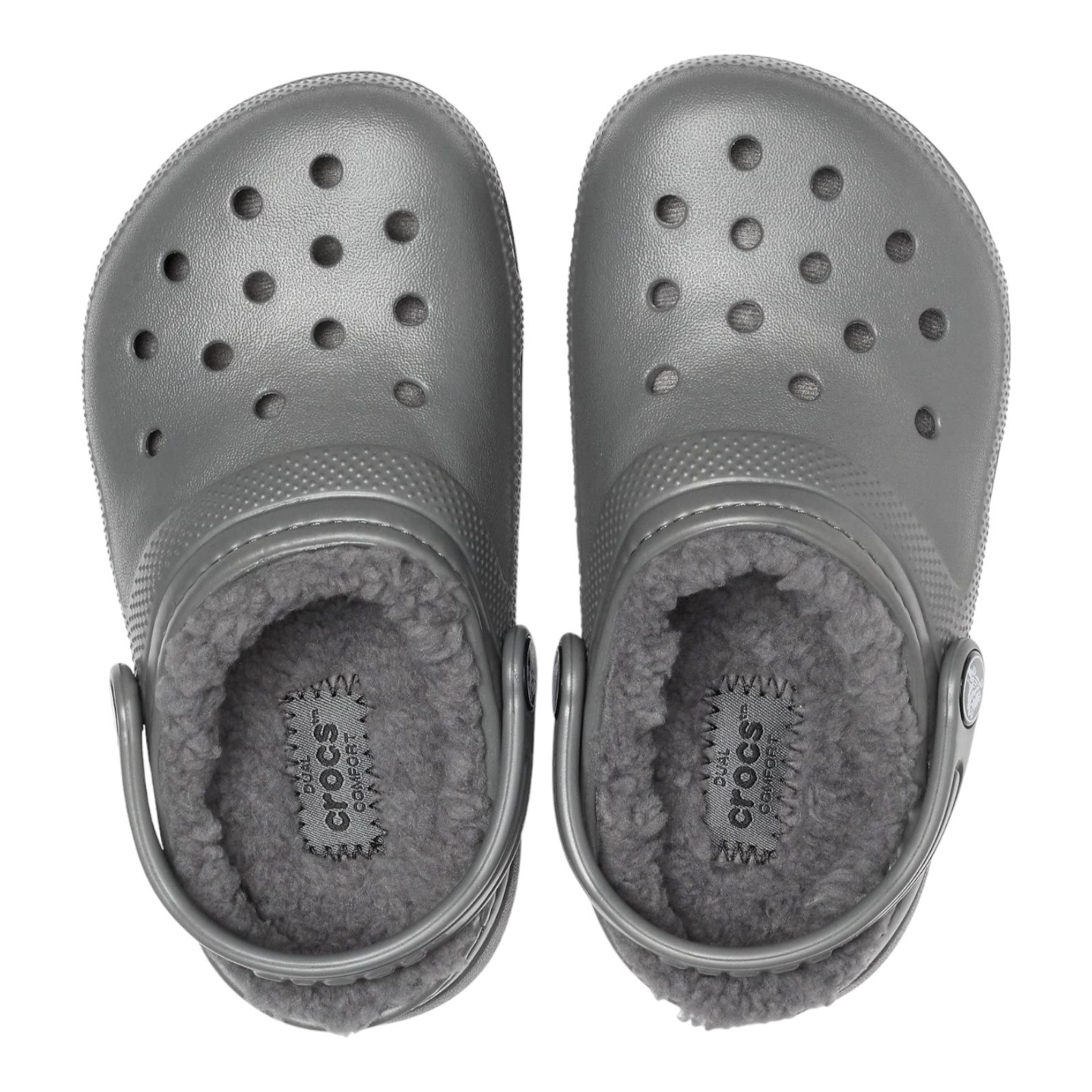 Foto 3 | Sandalias Crocs Grises para Niño