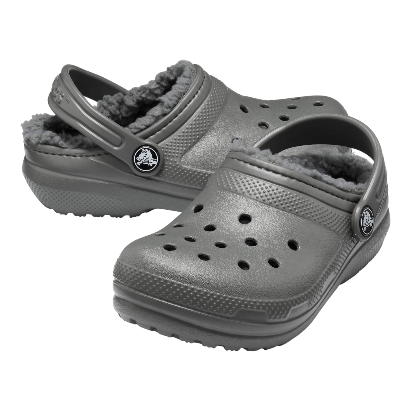 Foto 7 | Sandalias Crocs Grises para Niño