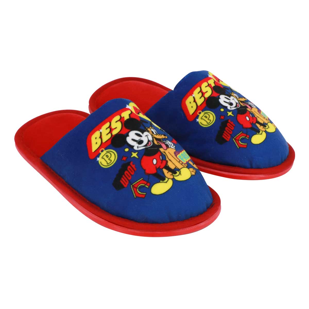 Foto 3 pulgar | Pantuflas Para Niño Disney Mickey Mouse