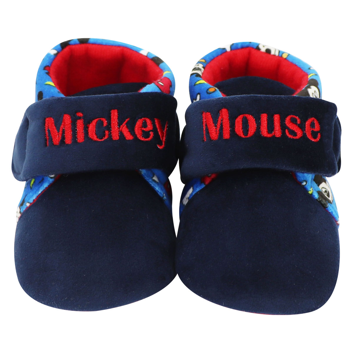 Foto 4 pulgar | Pantuflas Para Bebé Mickey Mouse Disney