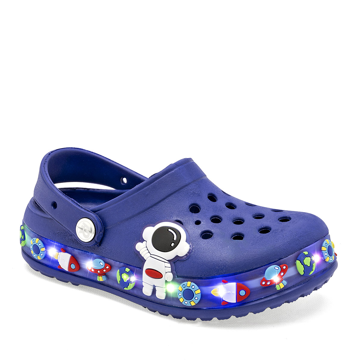 Foto 2 pulgar | Eva Moda Sandalia Para Bebé Niño Azul, Con Luces