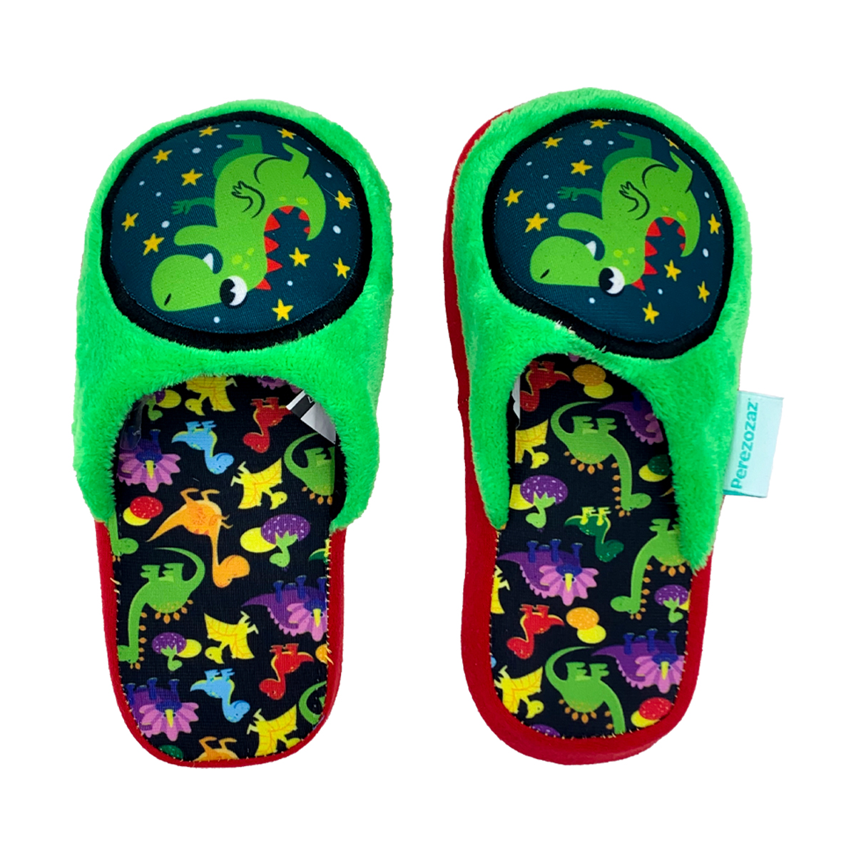 Foto 3 pulgar | Pantufla Perezozaz Niño Dino Divertido