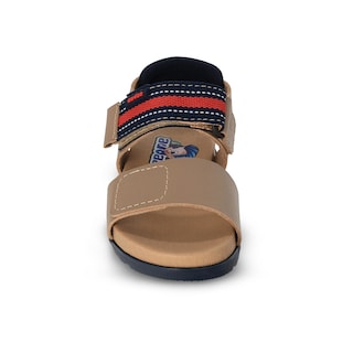 Foto 3 | Sandalia Para Niño Audaz 101706-l Color Beige Con Ajuste Velcro
