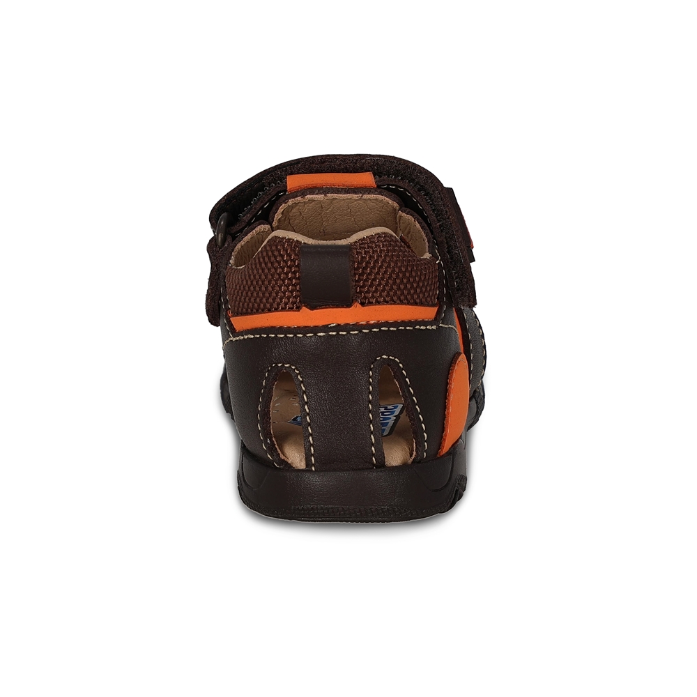 Foto 4 | Sandalia para Niño Audaz Café Ajuste Velcro