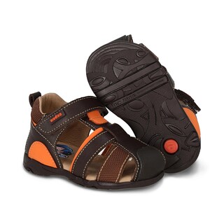Foto 6 | Sandalia para Niño Audaz Café Ajuste Velcro