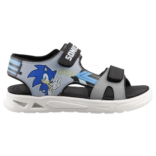 Foto 1 | Sandalias Sonic Niño Chanclas Comodas Casuales Negro