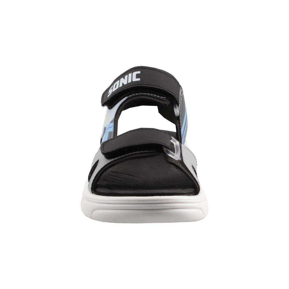 Foto 5 pulgar | Sandalias Sonic Niño Chanclas Comodas Casuales Negro