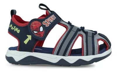 Foto 1 | Sandalia Huarache Spider Man Mv961513 Niño Sintético Casual Azul