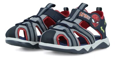 Foto 3 | Sandalia Huarache Spider Man Mv961513 Niño Sintético Casual Azul